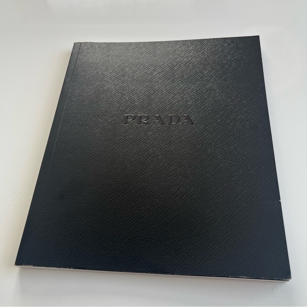 Prada Coffee Table Display Fashion Book Catalog Black
